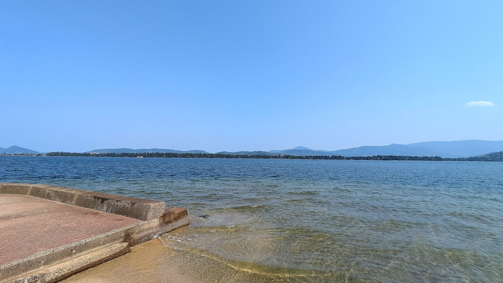 阿蘇海からの天橋立