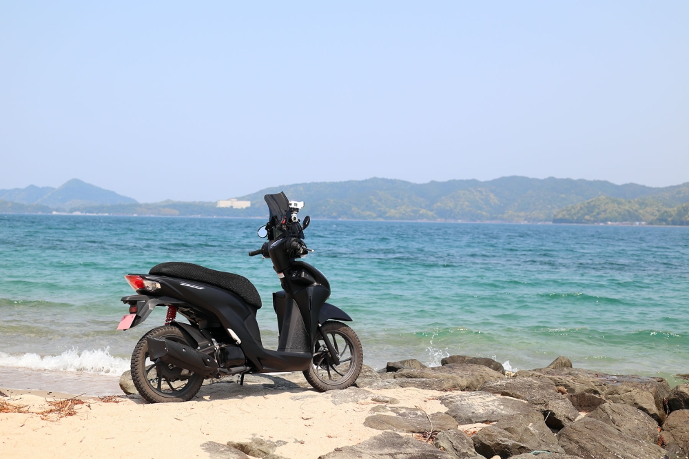 Dio110と天橋立2