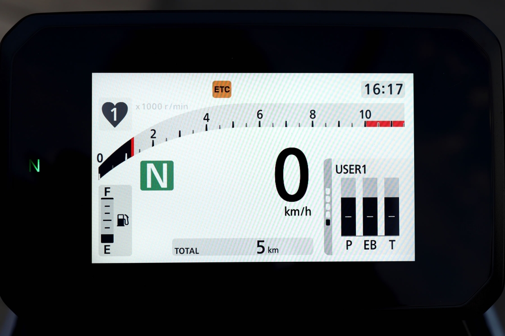 CB1000Fメーターパネル