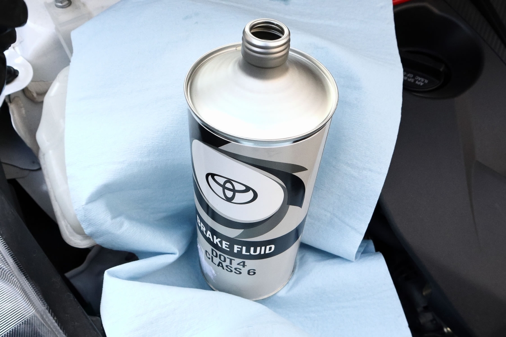 GRヤリスの純正ブレーキフルード