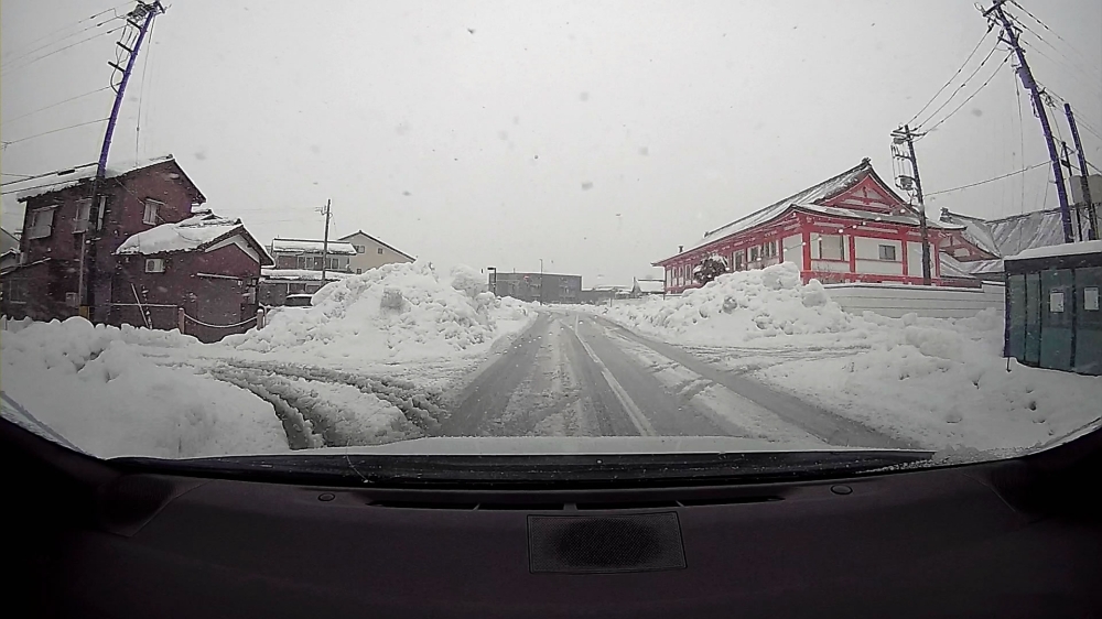 冬の敦賀市街地