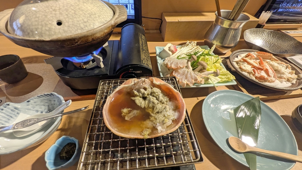 越前ガニ料理
