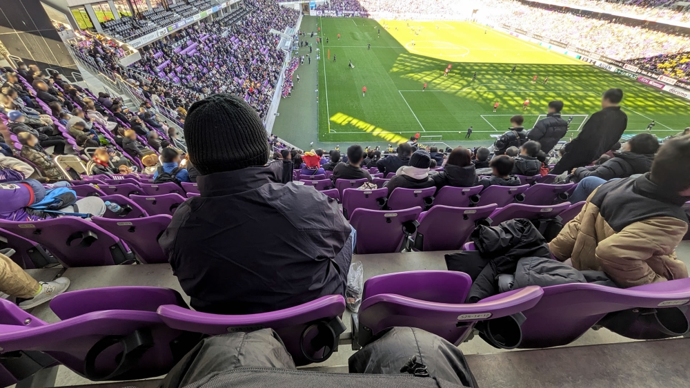 サンガスタジアムのシート