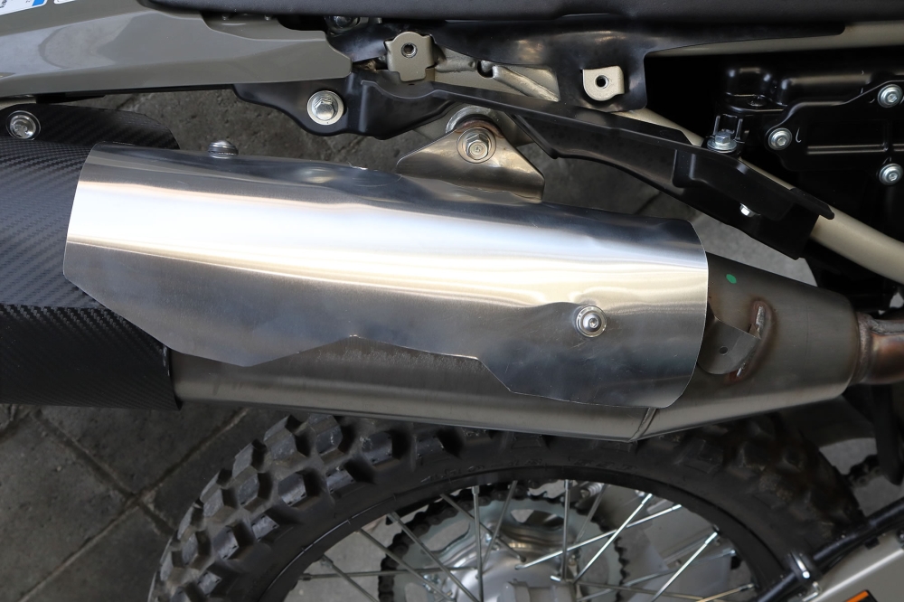 KLX230アルミ製遮熱板