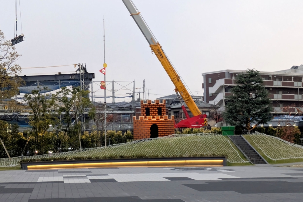 任天堂ミュージアムの庭