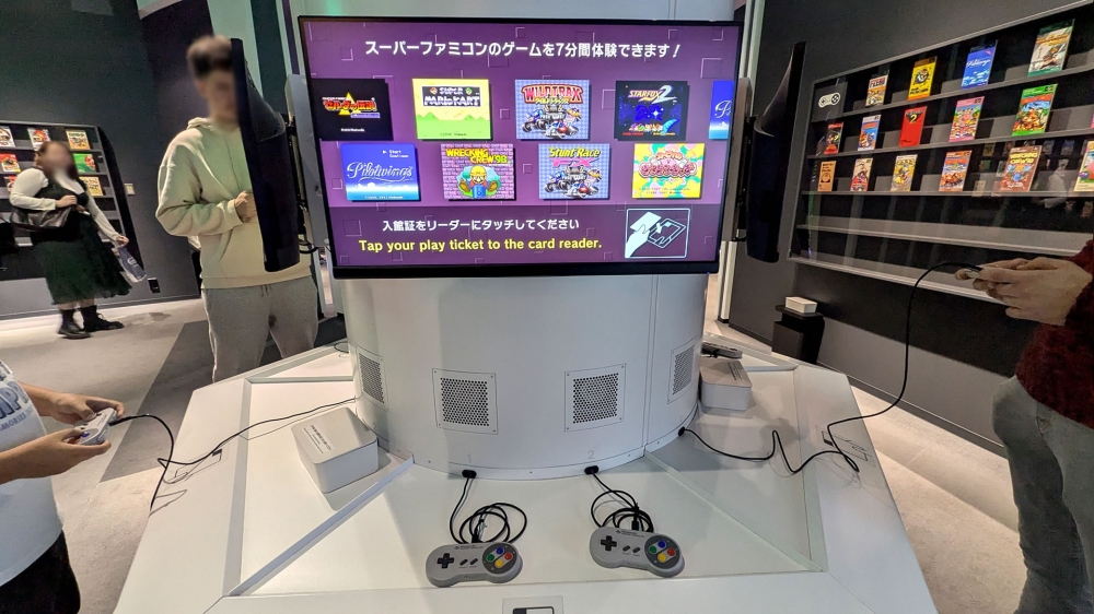 スーパーファミコン試遊台
