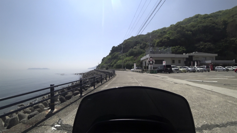 NMAX155と淡路島モンキーセンター入口