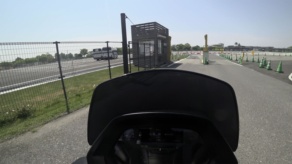 NMAX155と明石海峡公園入口