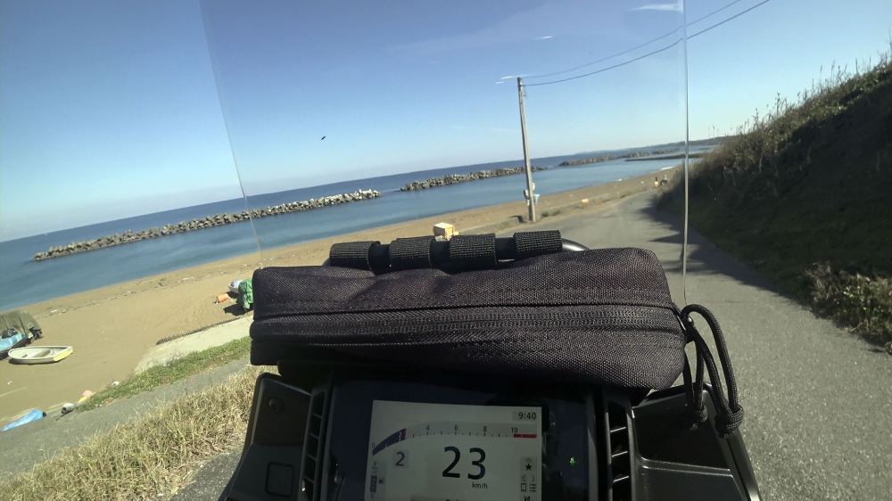 波松海岸の入口