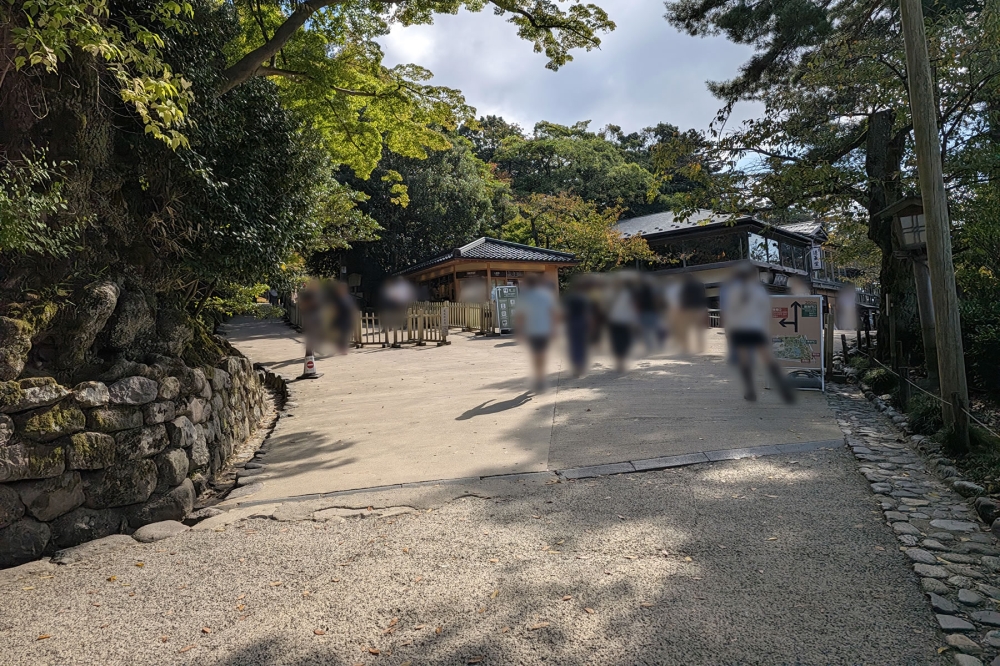 兼六園の入場チケット売り場