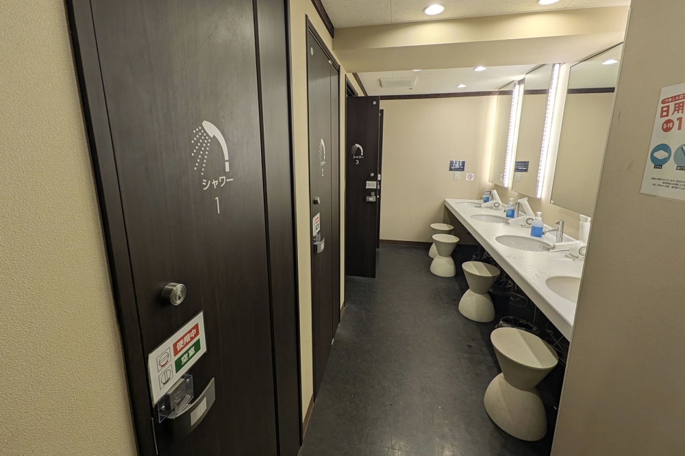 快活CLUBのシャワールーム