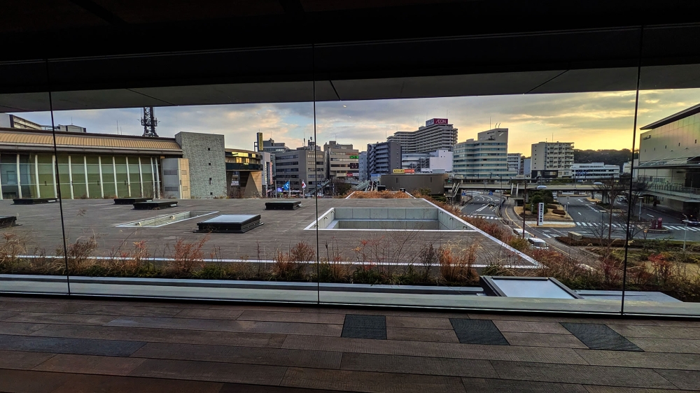 枚方市総合文化芸術センター2Fからの眺め
