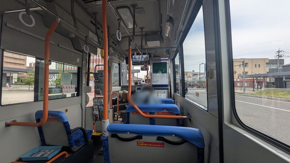 敦賀周遊バス車内