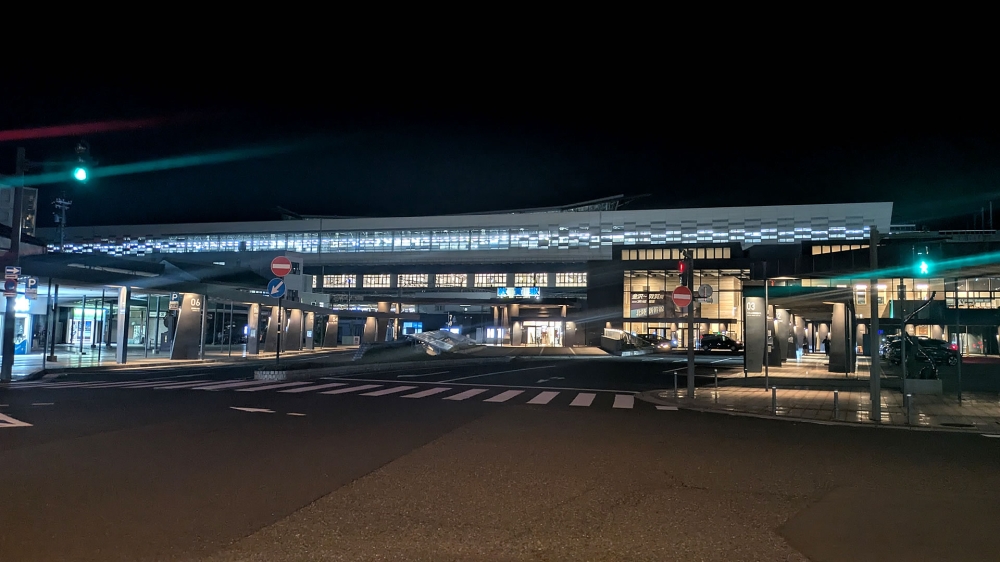 夜の敦賀駅