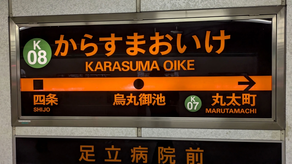 烏丸線烏丸御池駅