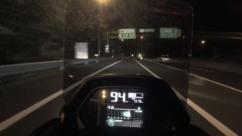 NMAX155の高速道路走行3