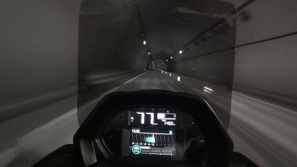 NMAX155の高速道路走行4