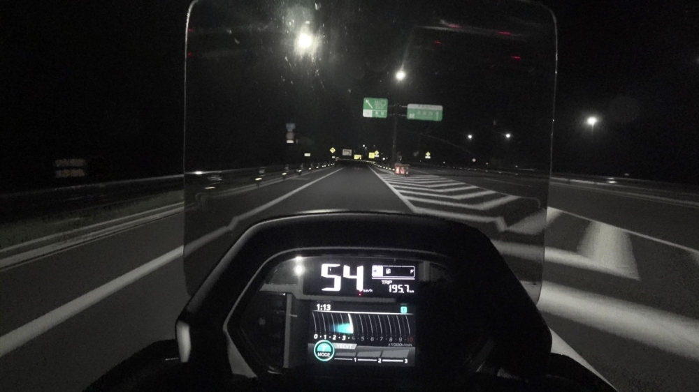NMAX155の高速道路走行5