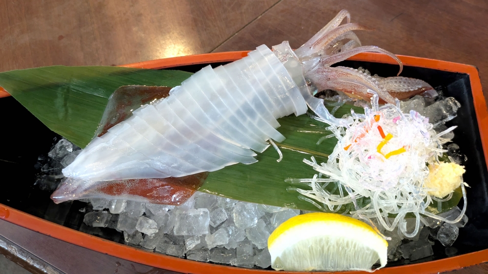 イカの活き造り