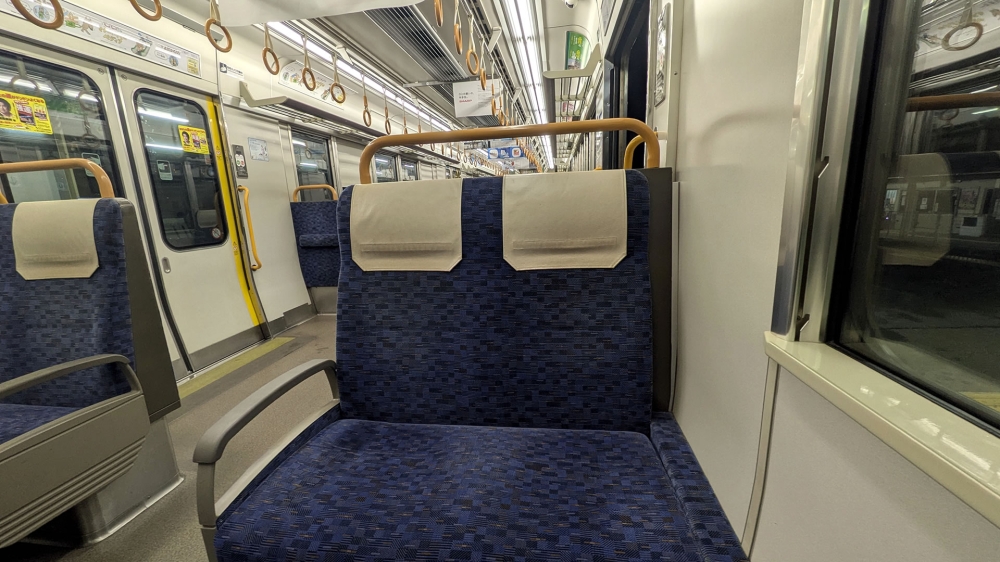 紀州路快速の車内