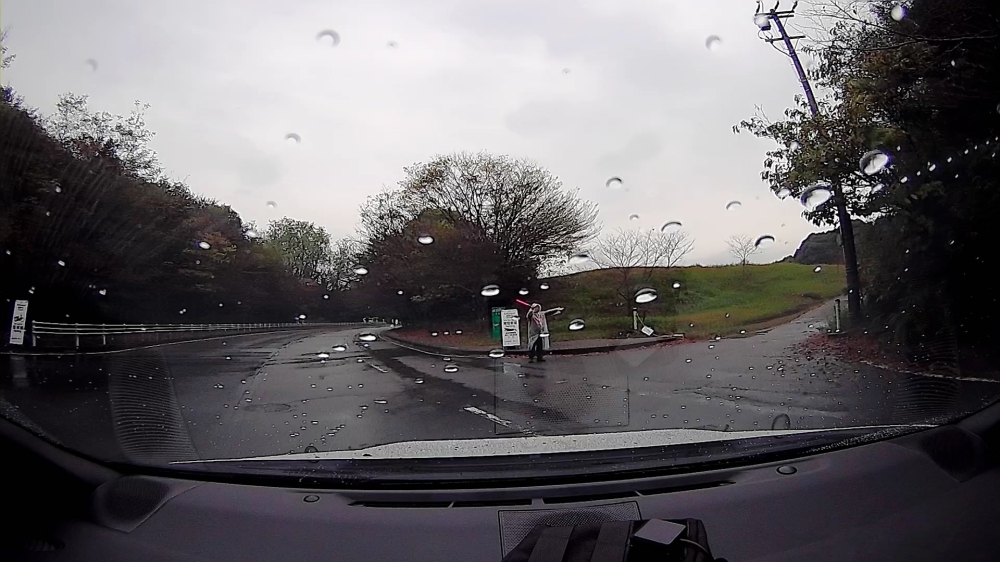 岡崎中央総合公園駐車場入口