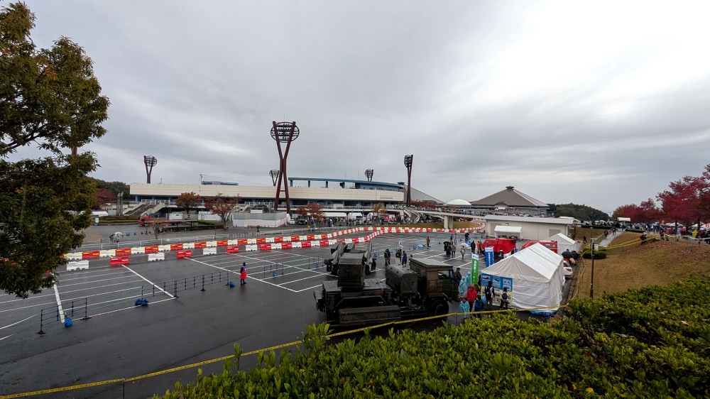 岡崎中央総合公園観戦エリア