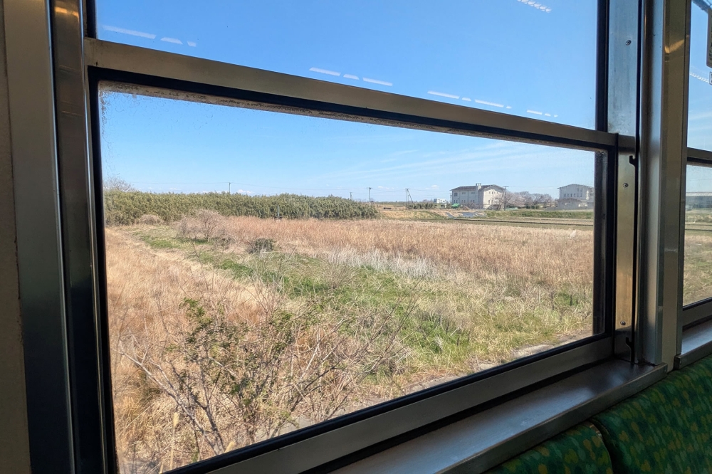 養老鉄道の車窓